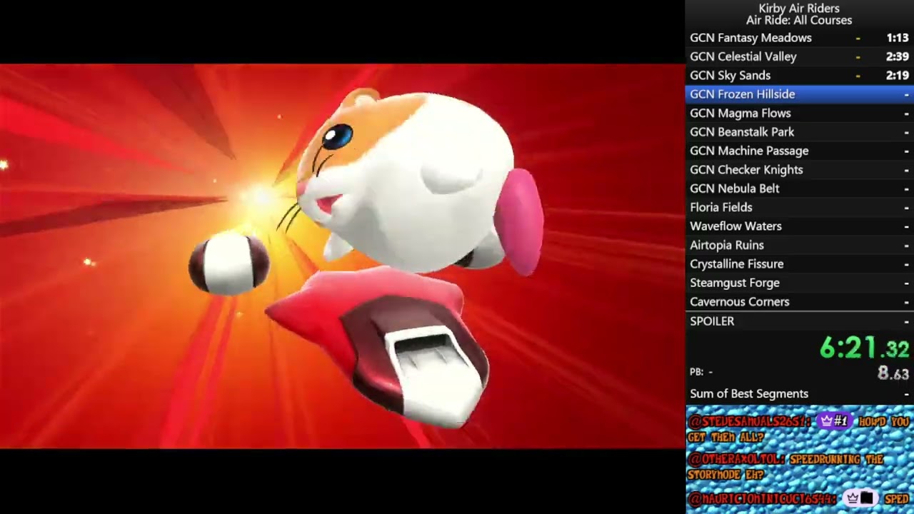 Kirby Air Riders Speedrun - Air Ride All Courses in 49:34