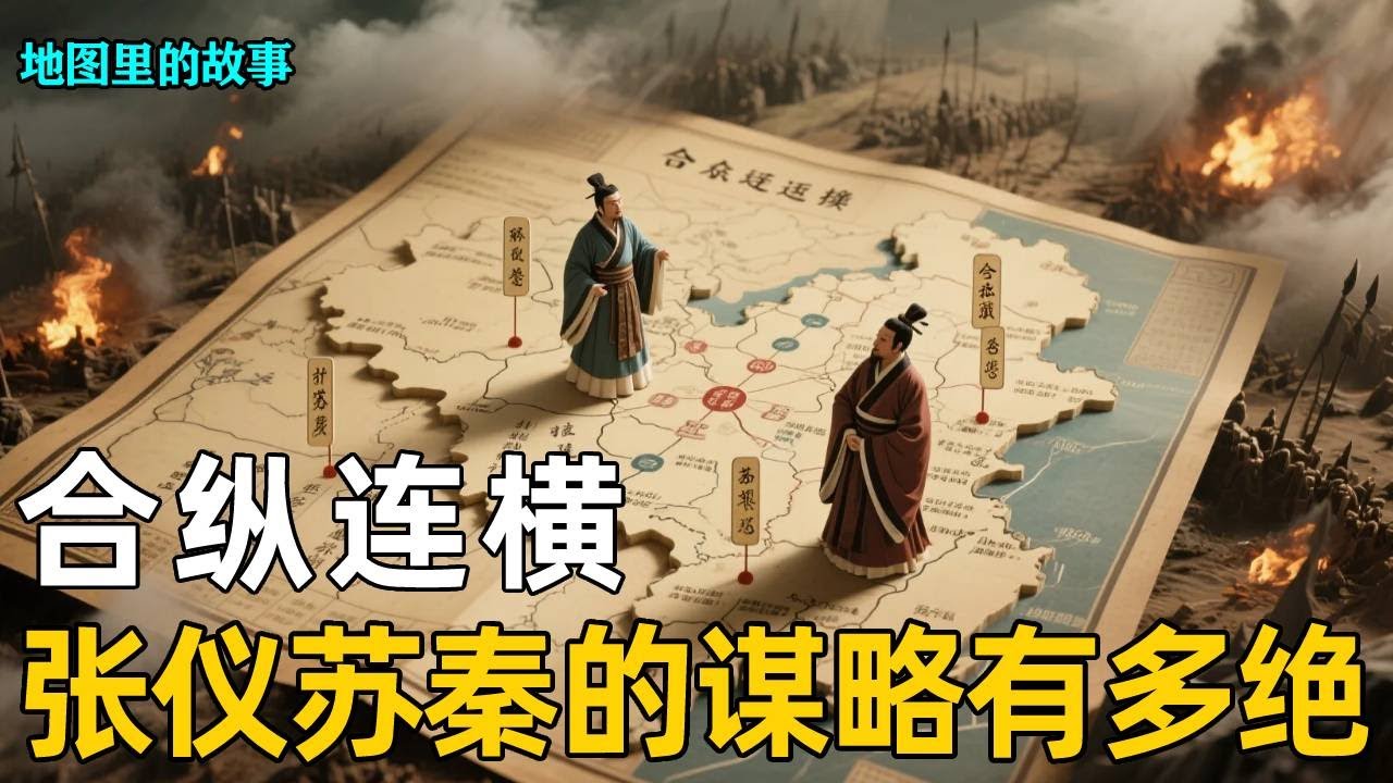 【大秦帝国】崛起之&mdash;&mdash;合纵连横，从立体地图看战国生存法则：张仪苏秦的谋略有多绝？ #三维地图 #合纵连横 #纵横家 #地理知识 #立体地图 #看世界 #历史 #地球