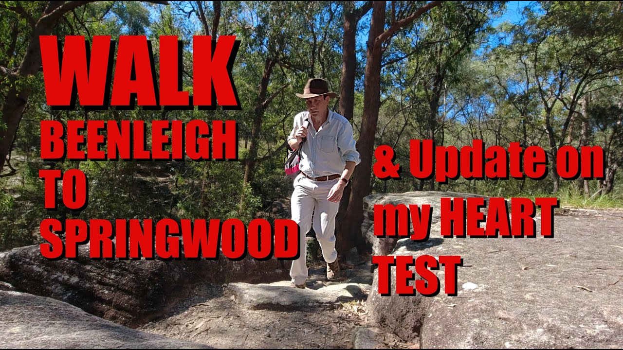 WALK from BEENLEIGH to SPRINGWOOD & Update on my HEART TEST