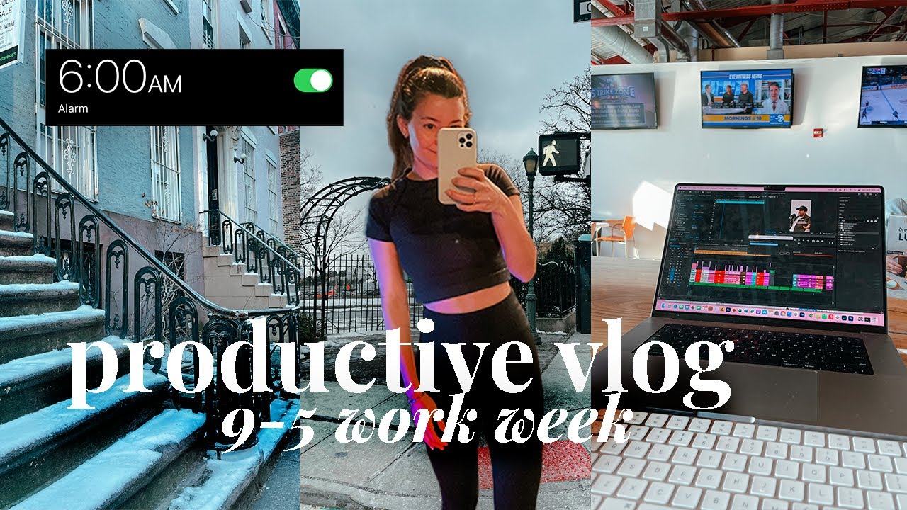 9-5 work week in NYC vlog | working for Dear Media & balancing side hustles