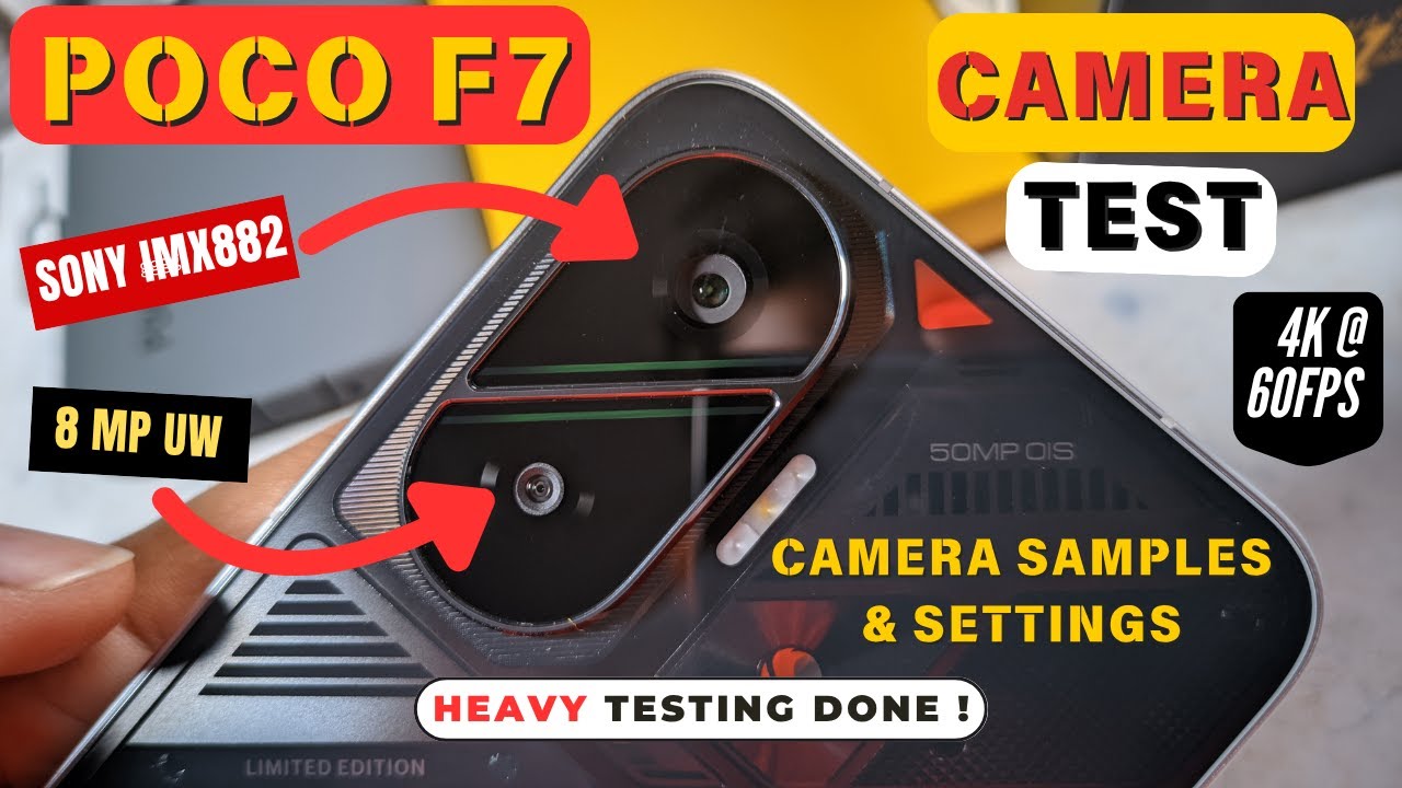 Poco F7 Camera Test In Detail | Poco F7 Video Quality Test After Latest Update