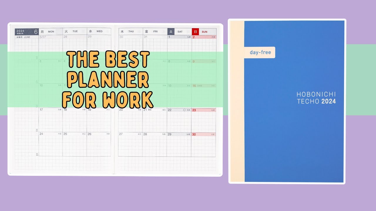 Hobonichi Day Free setup for work