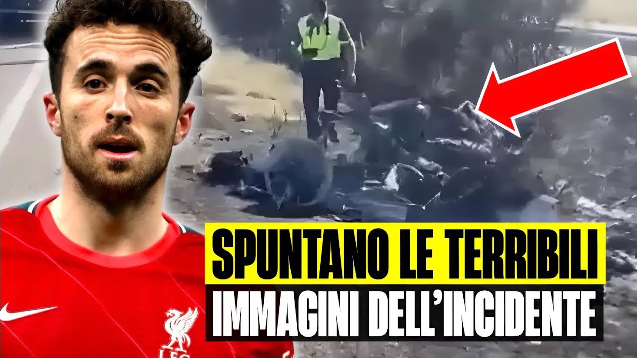 DIOGO JOTA, IL VIDEO DEL'INCIDENTE CON LA LAMBORGHINI INSIEME AL FRATELLO: L'AUTO CARBONIZZATA