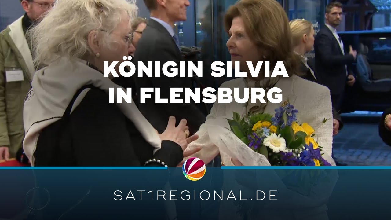 Schwedische Königin Silvia engagiert sich in Flensburg