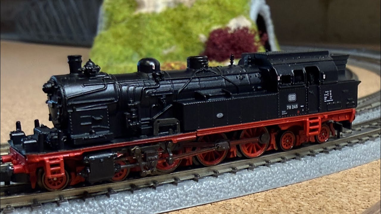 Marklin 88068 Cl 78 Steam Tank Locomotive Test Run at z.scale.hobo 02.12.2026