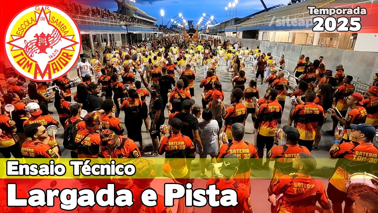 Tom Maior 2025 | Largada e Pista - Ensaio Técnico |  Samba ao vivo #etsp25