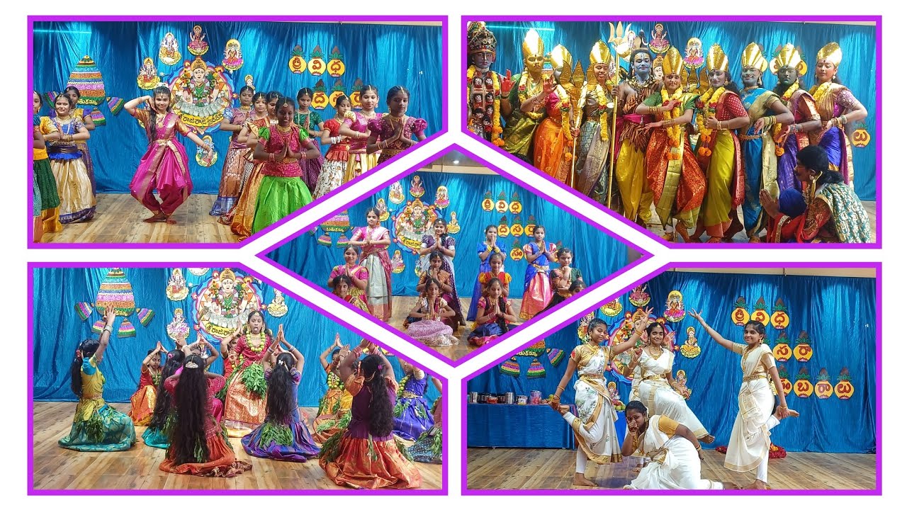 Dasara Celebrations @THRIVIDHA E.M HIGH SCHOOL, KONERUPETA - NUZVID