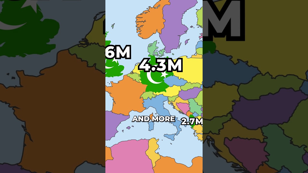 The Biggest ISLAMIC Country in Europe Will Surprise You! #geography #maps #islam