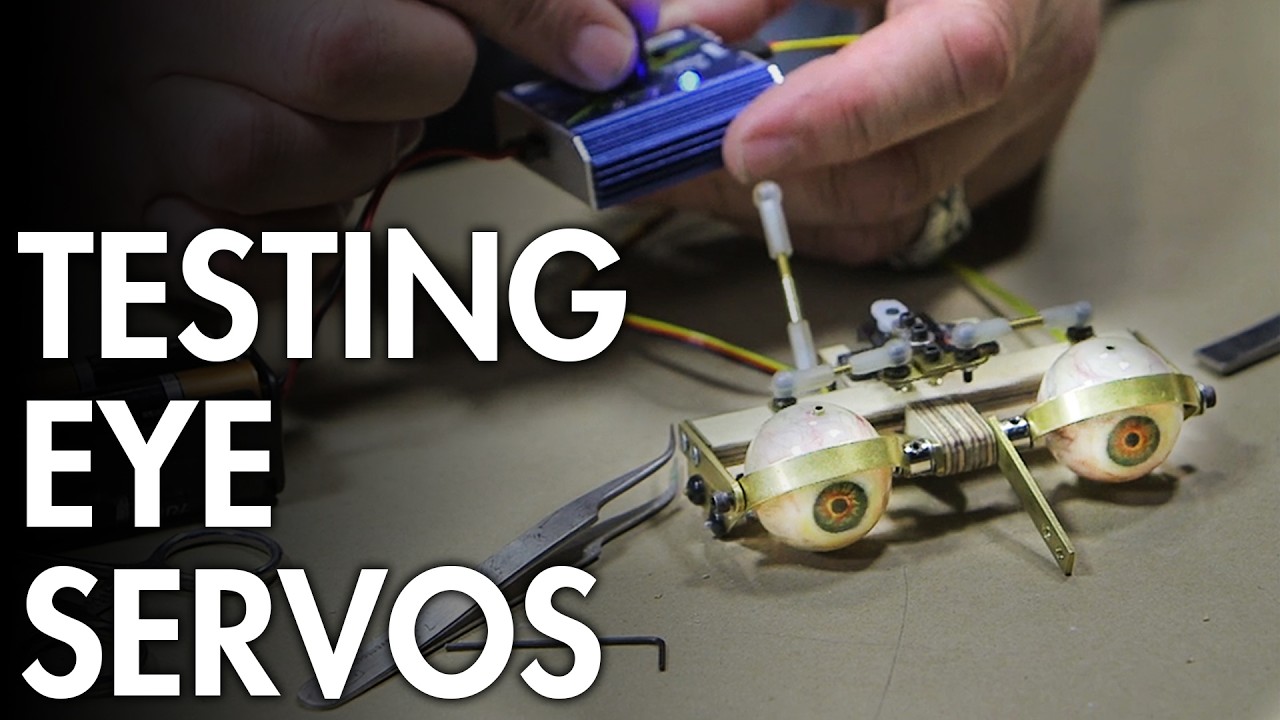 How to Build an Animatronic Head: Testing Eye Servos - FREE CHAPTER
