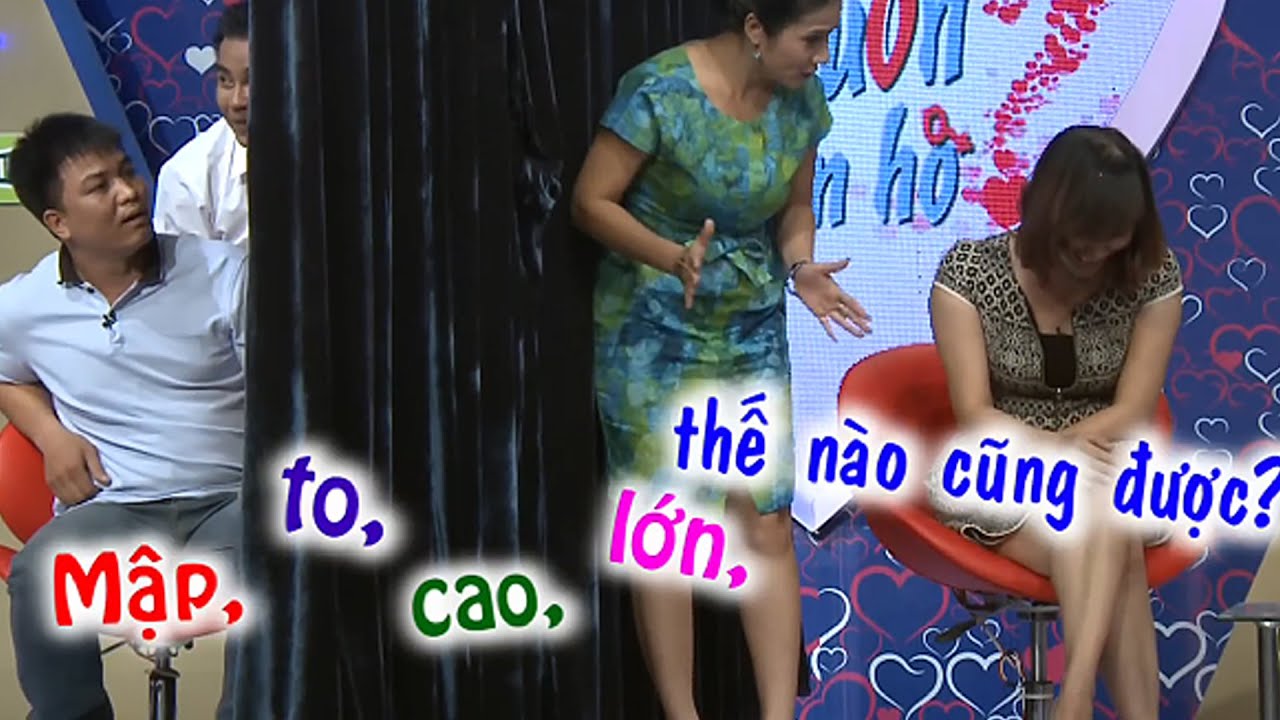 Cặp đôi KHIẾN SÂN KHẤU CƯỜI BANH NÓC bấm nút hụt giữa chừng - Kết nối tình yêu