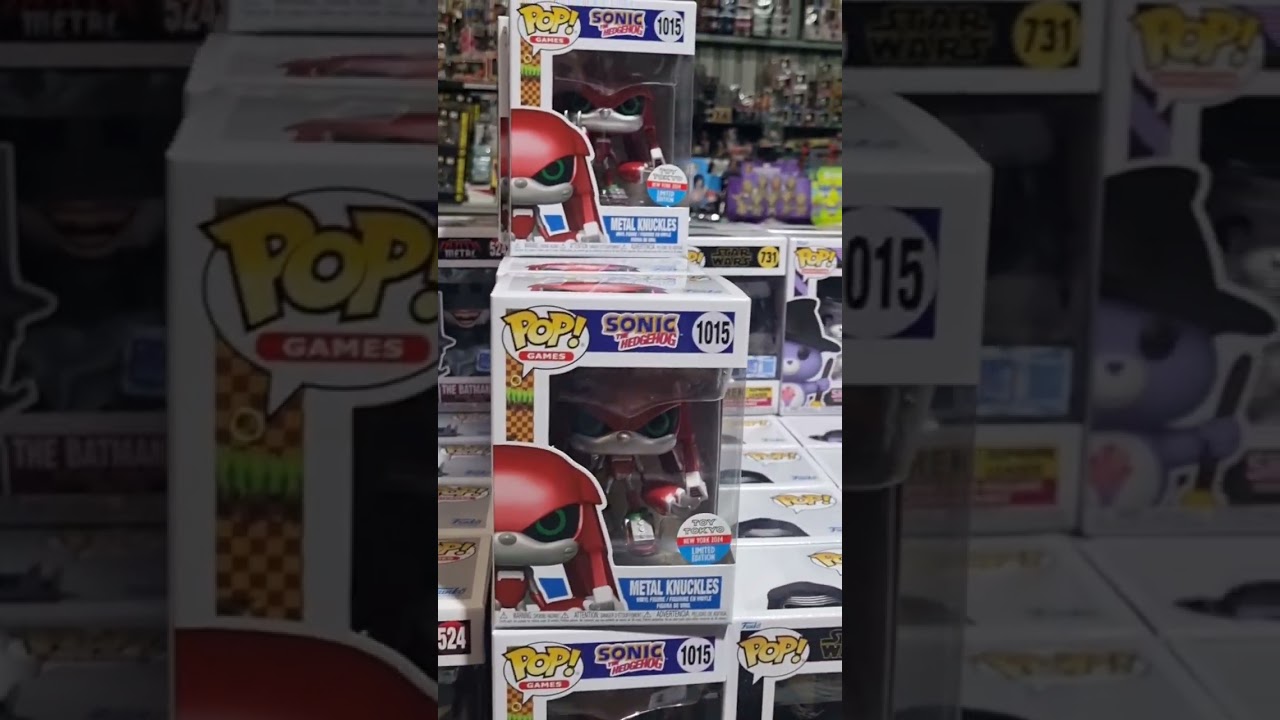 Funko nycc pop vinyl www.mightytoys.com.au #funko #nycc #funkopop #games #popvinyl #sonic #onepiece