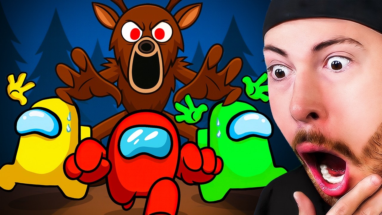 Mini Creamtes VS 99 NIGHTS IN THE FOREST?! (Funny Animation)