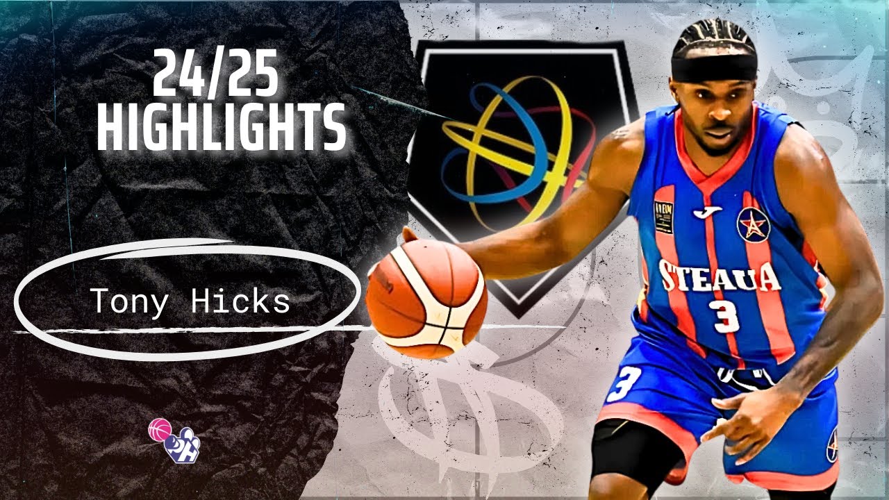 Tony Hicks Highlights 2024/25 || Romania Liga Nationala|| CSM Steaua Bucuresti