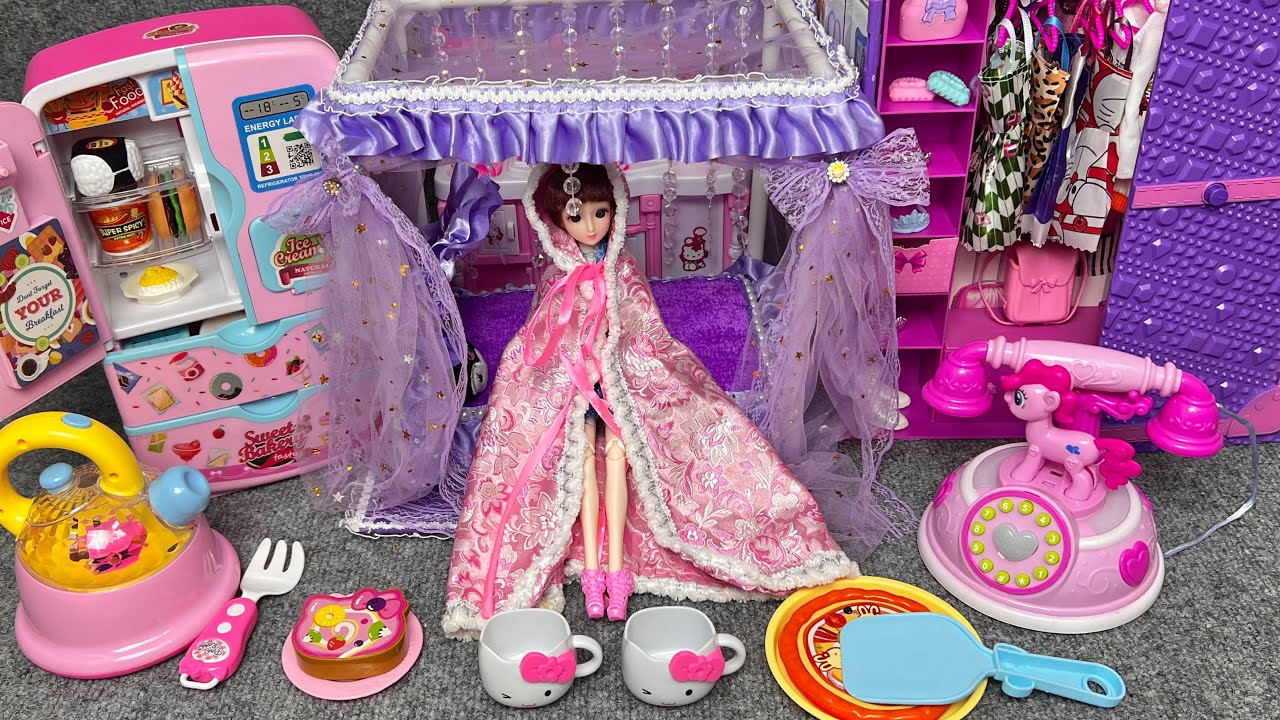 9 Minutes Satisfying Barbie Princess Doll Unboxing & Playset ASMR | Toy Review