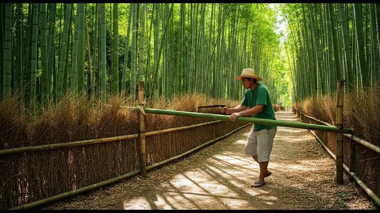 Building a bamboo home step by step