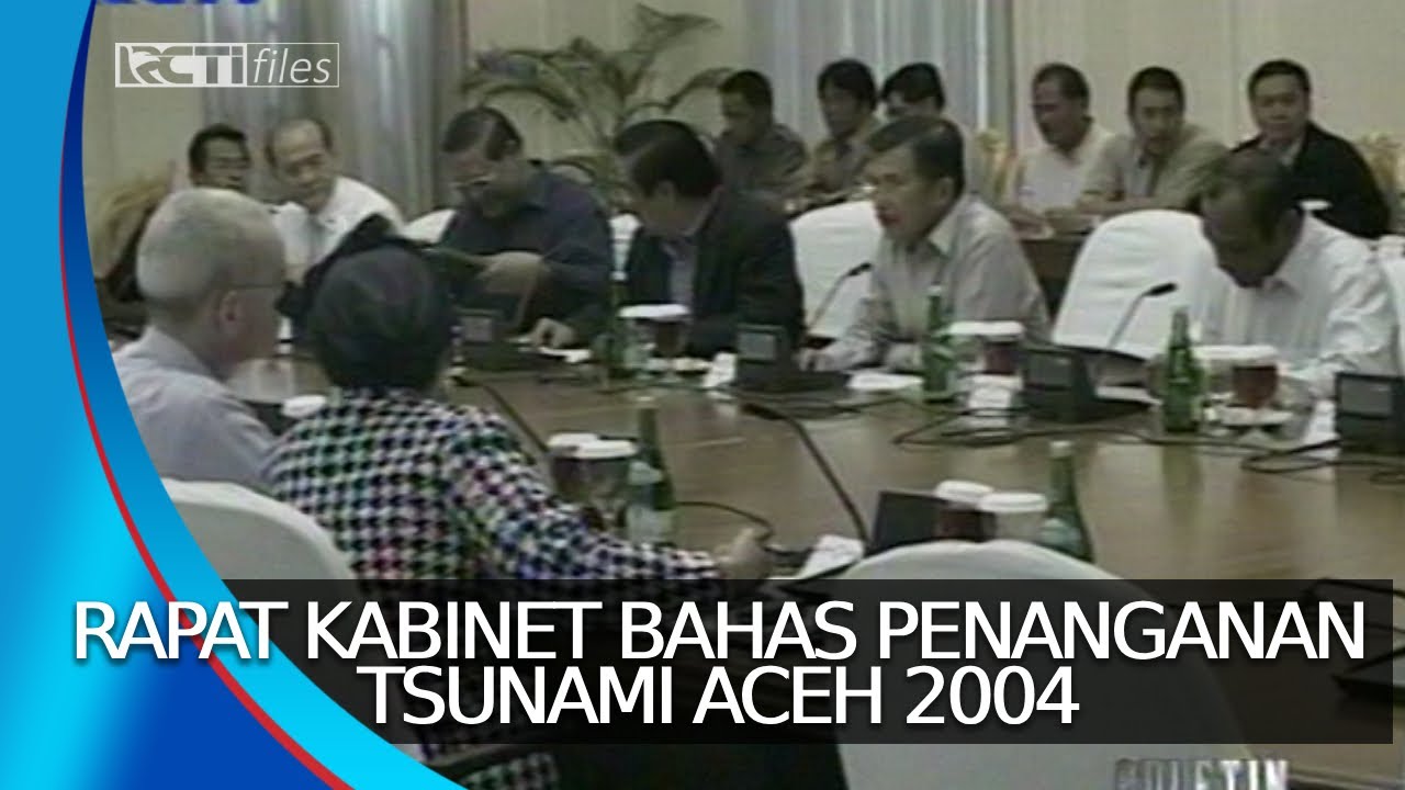Rapat Kabinet Bahas Penanganan Korban Tsunami Aceh 2004