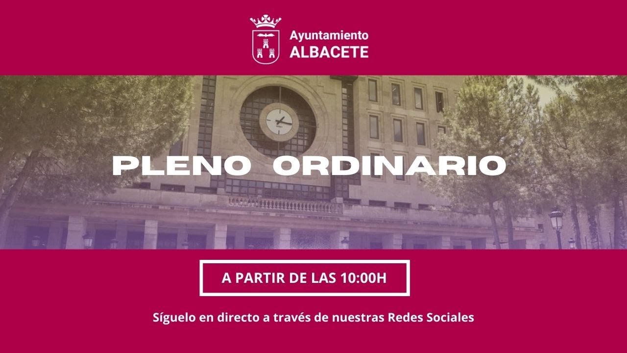 Pleno Ordinario del  26 de febrero de 2026.  10:00h