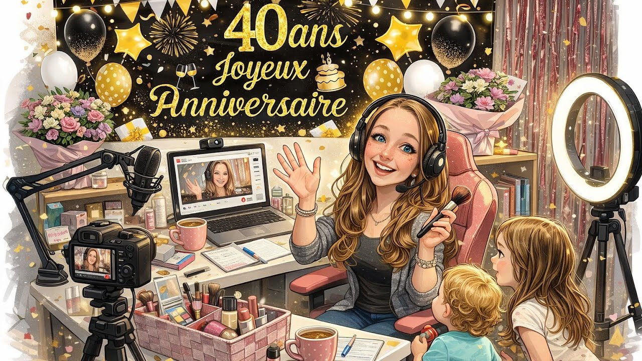 Mes 40 ans. Mes cadeaux 💜 merci  jeudi 19 février VLOG 💜