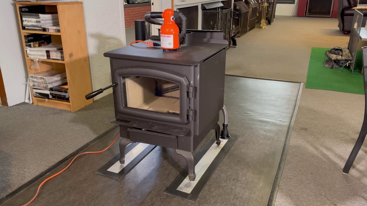 How to move a heavy stove with an Airsled