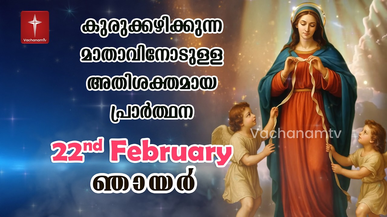 🔴 LIVE22 Feb 2026 | കുരുക്കഴിക്കുന്ന മാതാവിന്റെ അതിശക്തമായ പ്രാർത്ഥന 33 തവണ 33 ദിവസം ചൊല്ലുക #live