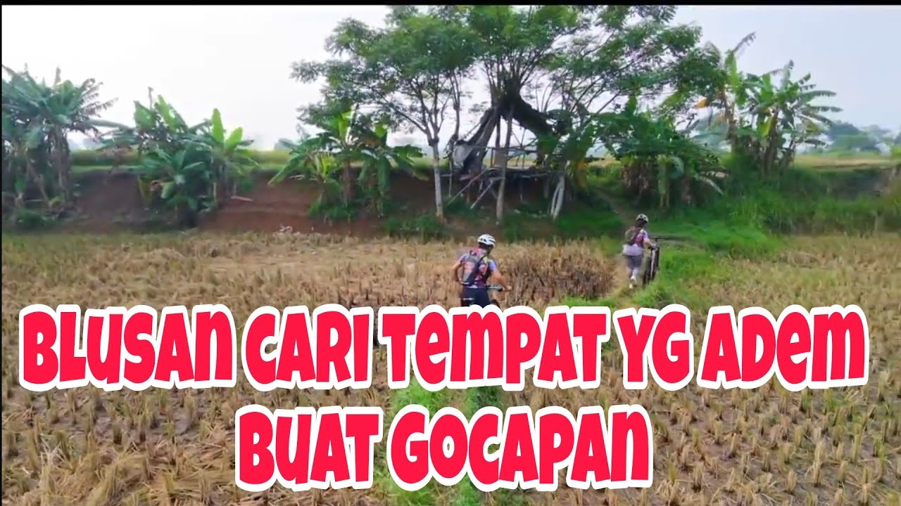 Gowes pagi ketemu tempat yg syahdu dan udara yg sejuk dan enak di pandang mata