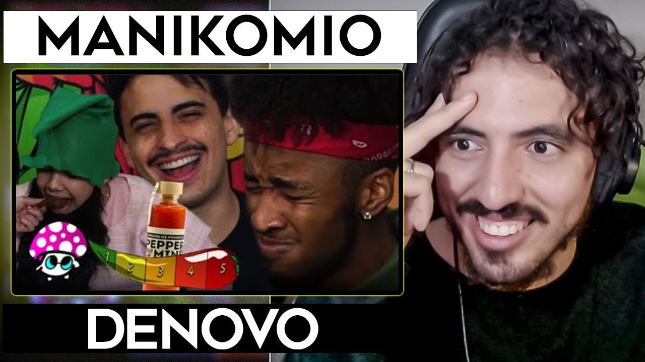 comendo as pimentas mais fortes do mundo - Manikomio, orochinho e Doa | Leozin React