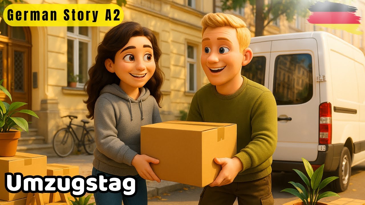 Learn German | Deutsch Lernen | German for beginners | Anna & Paul Move into Their New Apartment