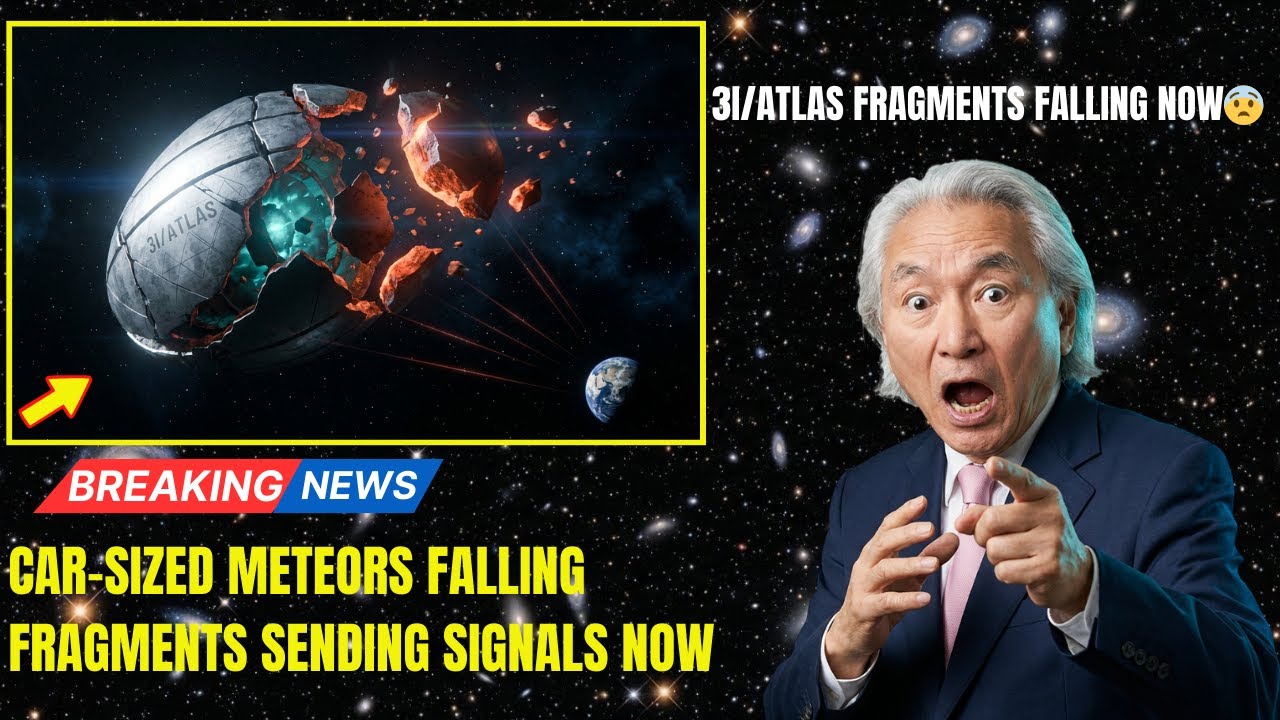 3I/ATLAS Outer Shell BREAKING Apart — Car-Sized Meteors Already Hitting Remote Areas | Michio Kaku