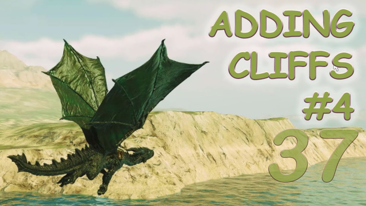 Unity Terrain - Adding Cliffs #4 Around the Island for Natural Boundaries (Part 37)