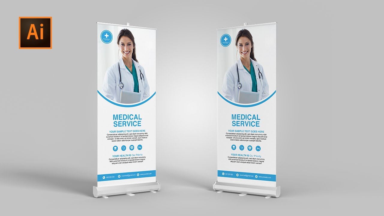 How to Design a Roll Up Banner In Adobe Illustrator