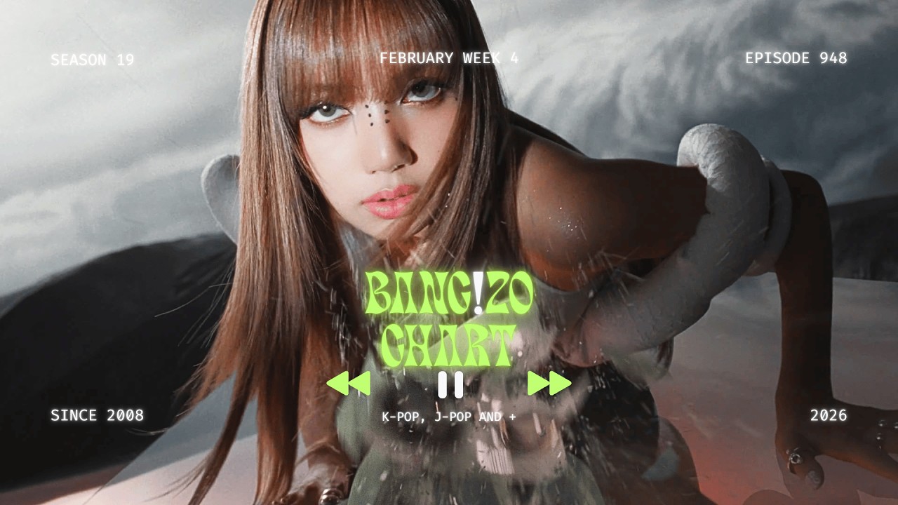 BANG!20 K-POP/J-POP CHART | FEBRUARY WEEK 4 #kpop #jpop #jolin #ive #idle #yoasobi #xg #blackpink