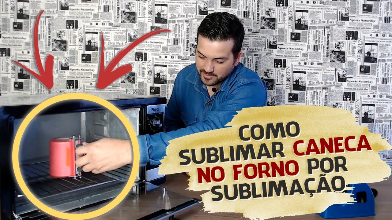 Caneca no Forno de cozinha personalizada por Sublimação