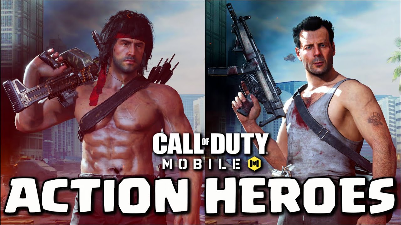 RAMBO + John McClane Bundles + Voice Lines in Call of Duty Mobile