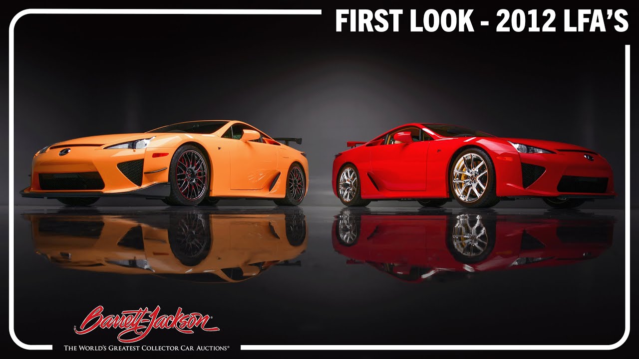 FIRST LOOK - Two 2012 Lexus LFA's - BARRETT-JACKSON 2024 SCOTTSDALE AUCTION