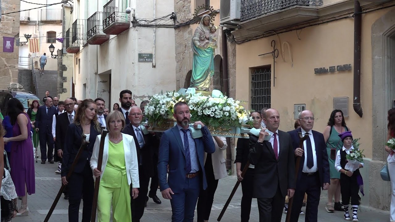 Festa Major de Gandesa 2024: Processó i ofrena floral a la Mare de Déu de la Fontcalda