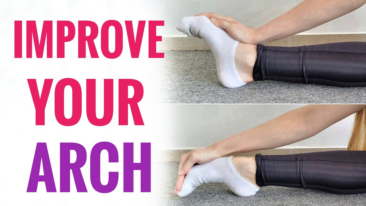 How to stretch your feet for dancers and gymnasts - How to improve feet flexibiliy/arch follow along