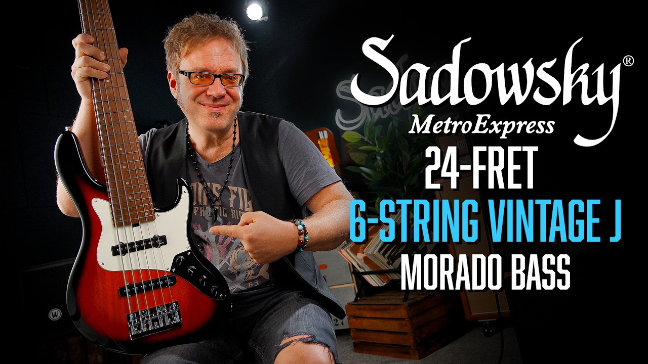 Sadowsky MetroExpress 24-Fret Vintage J/J | 6-String w. Morado Fretboard | Demo with Lars Lehmann