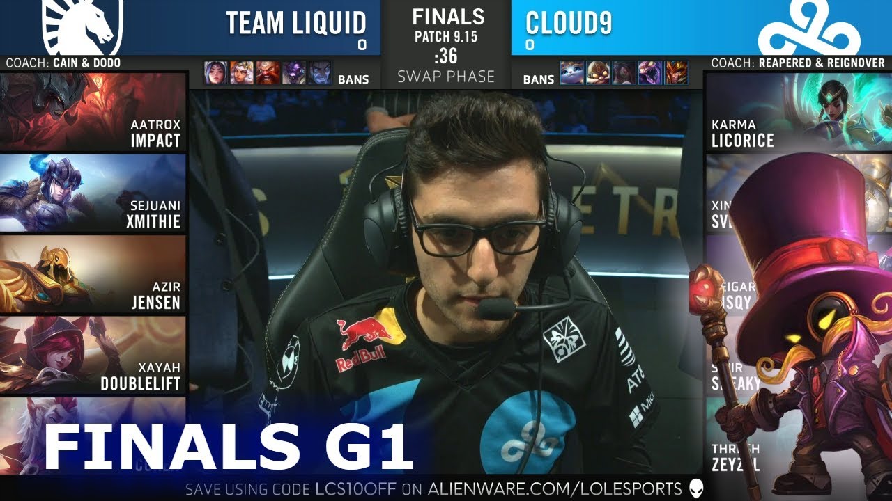 TL vs C9 - Game 1 | Grand Finals S9 LCS Summer 2019 PlayOffs | Team Liquid vs Cloud 9 G1