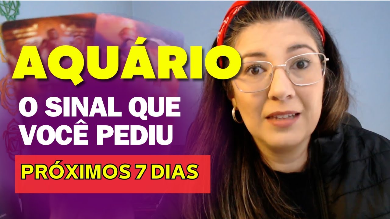 ♒ AQUÁRIO ⚠️ PRÓXIMOS 7 DIAS 🌿 VOCÊ VAI SER A PRIMEIRA tarot signos