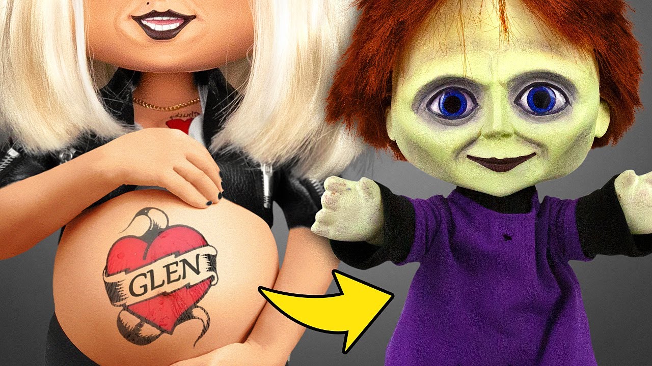Turning An Old Doll Into Glen The Son Of Chucky And Tiffany