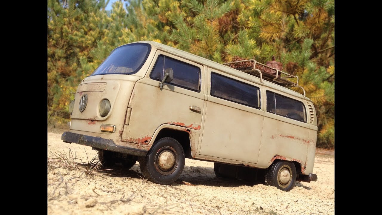 VW Transporter T2 (Dickie 1:14 Toy) - Rusty RC car