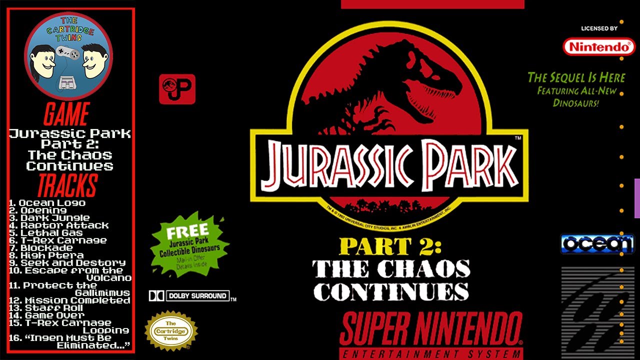 Jurassic Park Part 2: The Chaos Continues - SNES OST