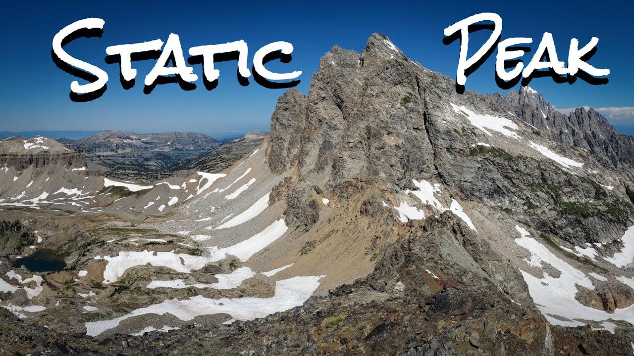 Hiking Static Peak - Grand Teton National Park