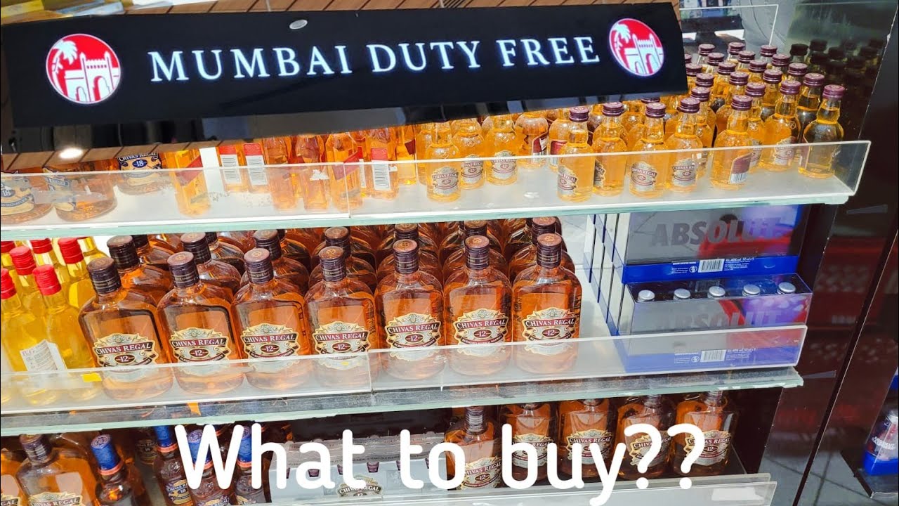 Покупка алкоголя в Mumbai Duty Free T2 | Терминал 2 международного аэропорта Мумбаи