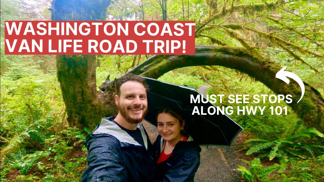 PACIFIC NORTH WEST WASHINGTON COAST VAN LIFE ROAD TRIP: Hoh Rainforest, Forks, Cape Flattery & more!