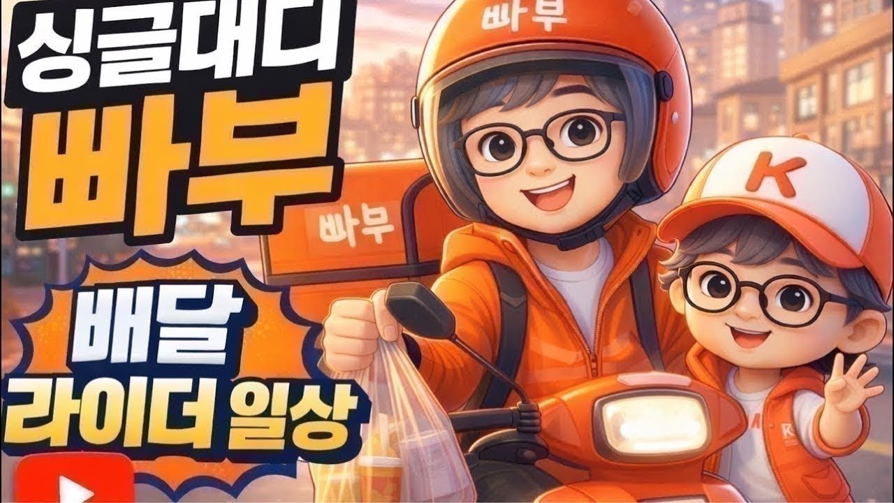 싱글대디 배달라이더 일상