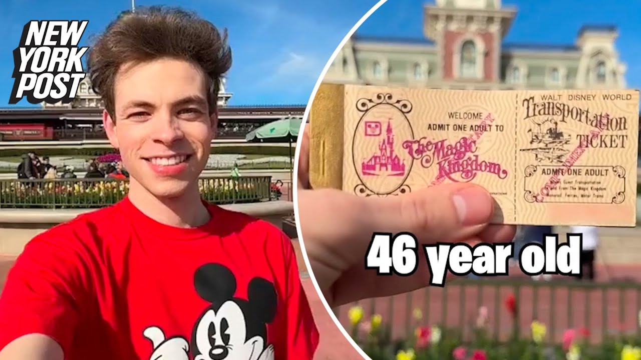 Man uses half-a-century-old ticket to get into Disney World