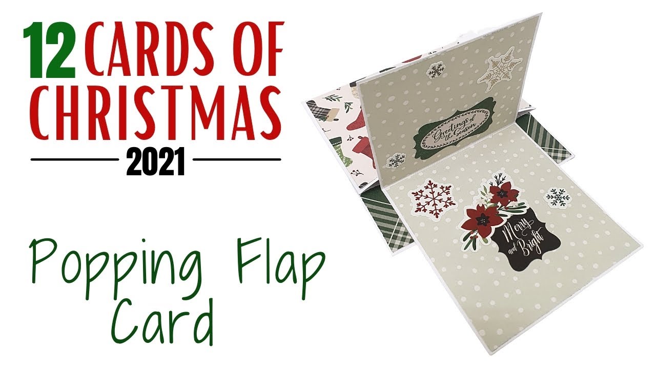 12 Cards of Christmas 2021 - Popping Flap Card