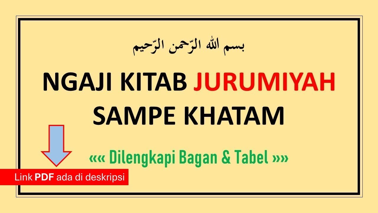Ngaji Kitab Jurumiyah Full [Lengkap Sampe Khatam] - Maknawi Institute