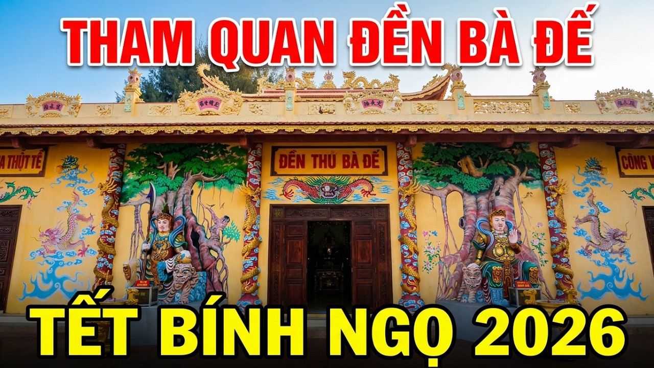 Tham quan đền Bà Đế ở Hải Phòng vào những ngày giáp tết Bính Ngọ 2026